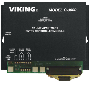 Viking Apartment / Office Entry System Controller for Up To 2 Entrance Locations
