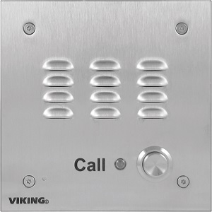 Viking Flush Mount Handsfree Entry Phone with Built-In Auto Dialer