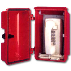 Allen Tel Mini-Wall Phone with Weather Resistant Enclosure