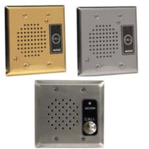 Valcom IP Intercom - Durable Flush Mount Plate with Call Button and LED