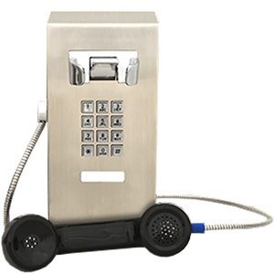 Ceeco VoIP-Sip Vandal Resistant Mini Stainless Steel Wall Telephone