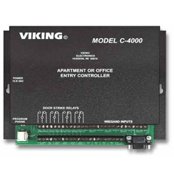 Viking Apartment / Office Entry System Controller for Up To 4 Entrance Locations