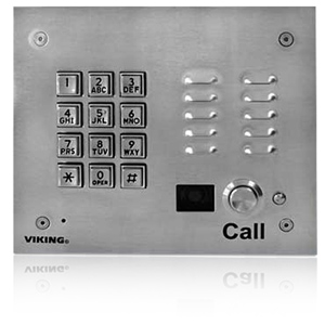 Viking Vandal Resistant Video Entry Phone with Keypad