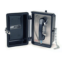 Ceeco Weatherproof Phone with Armored Cord and Keypad