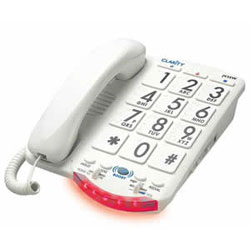 Clarity Amplifed Big Button White Key Phone