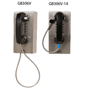 Allen Tel Vandal Resistant Phone with Armored Handset Cord