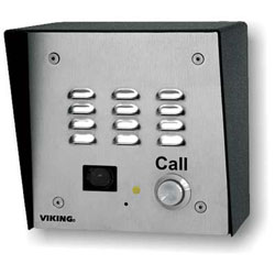 Viking Vandal Resistant Handsfree Doorbox with Built-In Color Video Camera