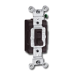 Leviton Single-Pole Toggle Side Wired Quiet Switch