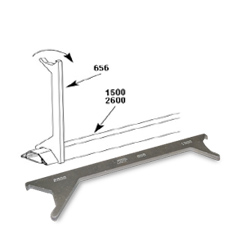 Legrand - Wiremold 1500 and 2600 Series™ Steel Pancake® Overfloor Raceway Cover Removal Tool