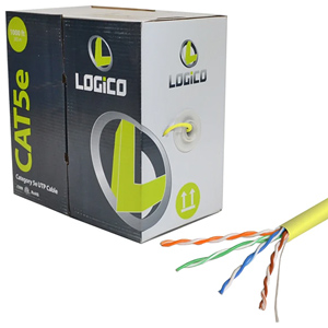 LOGiCO Cat5e UTP 24 AWG 350 Mhz Copper Riser Cable 1000ft