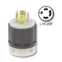 Leviton 20 Amp Locking Plug