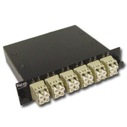 ICC 24 Fiber LC-Duplex Multimode MPO Cassette 62.5 µm