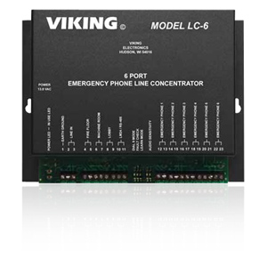 Viking 6 Port Line Concentrator for Emergency Phones