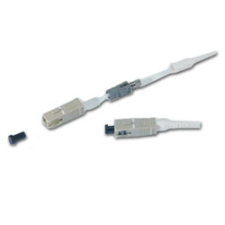 Commscope Behind The Wall, Multimode Pre-Radiused SC Connector for 0.9 mm Fiber