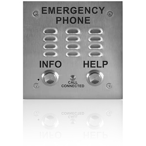 Viking A.D.A. Compliant Emergency Speakerphone with Enhanced Weather Protection, Built-in Auto Dialer and Digital Announcer
