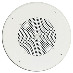 Bogen 8 Inch Cone Loudspeaker Assembly with 6 oz. Magnet and Recessed Volume Control, Bright White