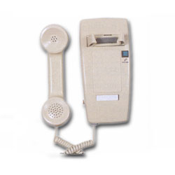 Allen Tel Miniwall Phone Set - No Dial with Amplified Handset