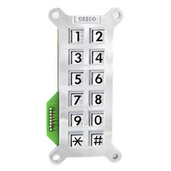Ceeco Vertical Large Numbered Keypad