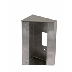 Aiphone 18 Gauge Stainless Steel 30 Degree Angle Mount Box
