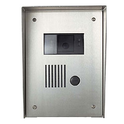 Aiphone Flush Mount Stainless Steel Housing for Color Video Door Stations