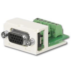 Panduit® Mini-Com 15-Pin High-Density D-Subminiature Coupler Module