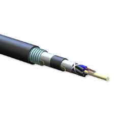 Corning ALTOS Loose Tube, Gel-Free, Double-Jacket, Single-Armored Single-mode 12-Fiber Cable