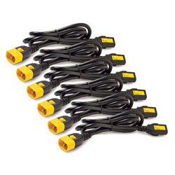 Schneider Electric Locking, C13 to C14, 1.2m Power Cord Kit (Package of 6)