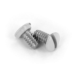 Leviton Commercial Grade 5/16 Inch Long Oval Head Milled Slot Wallplate Screws (Package of 100)