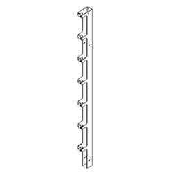 Southwest Data Products Narrow Single Vertical Rack Cabling Section