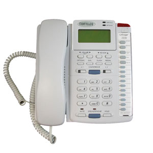 Cortelco Enhanced Colleague Two-Line Corded Telephone