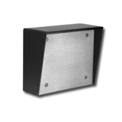 Viking Black Surface Box 6x7 with Blank Aluminum Panel