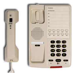 Inn-Phone Desk Phone w/ Bright Flash Button, Day Glow Keypad & 10 Progammable Keys