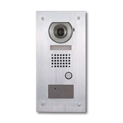 Aiphone Video Door Station with HID Reader, Flush Mount