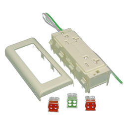 Legrand - Wiremold 2400 Series™ 20A Duplex Receptacle Fitting
