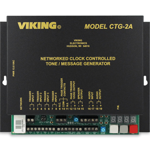 Viking Networked Clock Controlled Tone / Message Generator and Master Clock