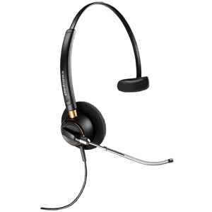 Plantronics EncorePRO HW510V Over the Head Monaural Headset with Voice Tube