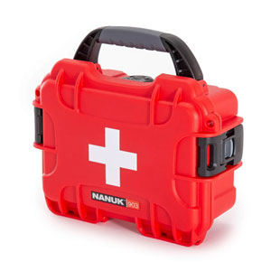 NANUK 903 IP67 First Aid Case - 903S-000RD-PA0-FSA01