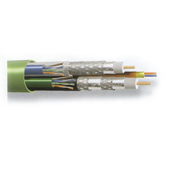 Belden Bundled Multimedia Cable - 2 RG6 / 2 Cat 5 / 2 Fiber, 500'