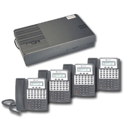 Vertical-Comdial DX-120 Main System Package with 4 Edge 120 Executive Speakerphones
