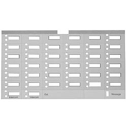 Avaya Partner Designation Paper Strip for 34 Button Display Partner Euro Style Series 1