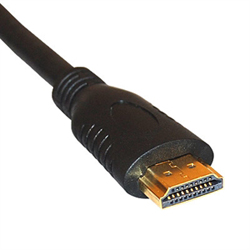 Cablesys HDMI 1.4 28 AWG Male/Male Gold Plate, 3'