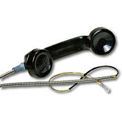 Allen Tel Armored Handset Cords Not Equipped with Hi-Stress Cable and Blue Grommet