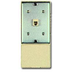 Allen Tel Wall Phone Jack with  Auxiliary Jack