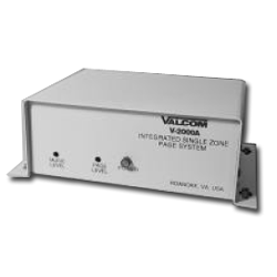 Valcom 1 Zone One-Way Basic Integrated Page Control with Power