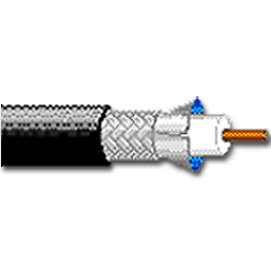 Belden 18 AWG Solid Bare Copper RG6/U Coaxial Cable, 1000'