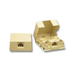 ICC Surface Mount Jack - 8 Position 4 Conductor with Shorting Bar