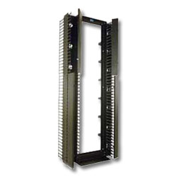 Chatsworth Products Global Vertical Cabling Section 3.65”W X 9.30”D, Narrow, Black