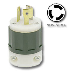 Leviton 15Amp Non-NEMA Locking Plug