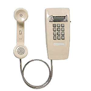 Allen Tel Miniwall Phone with Armored  Cord