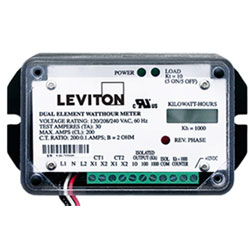 Leviton 1.0 kWh Self-Contained LCD Counter